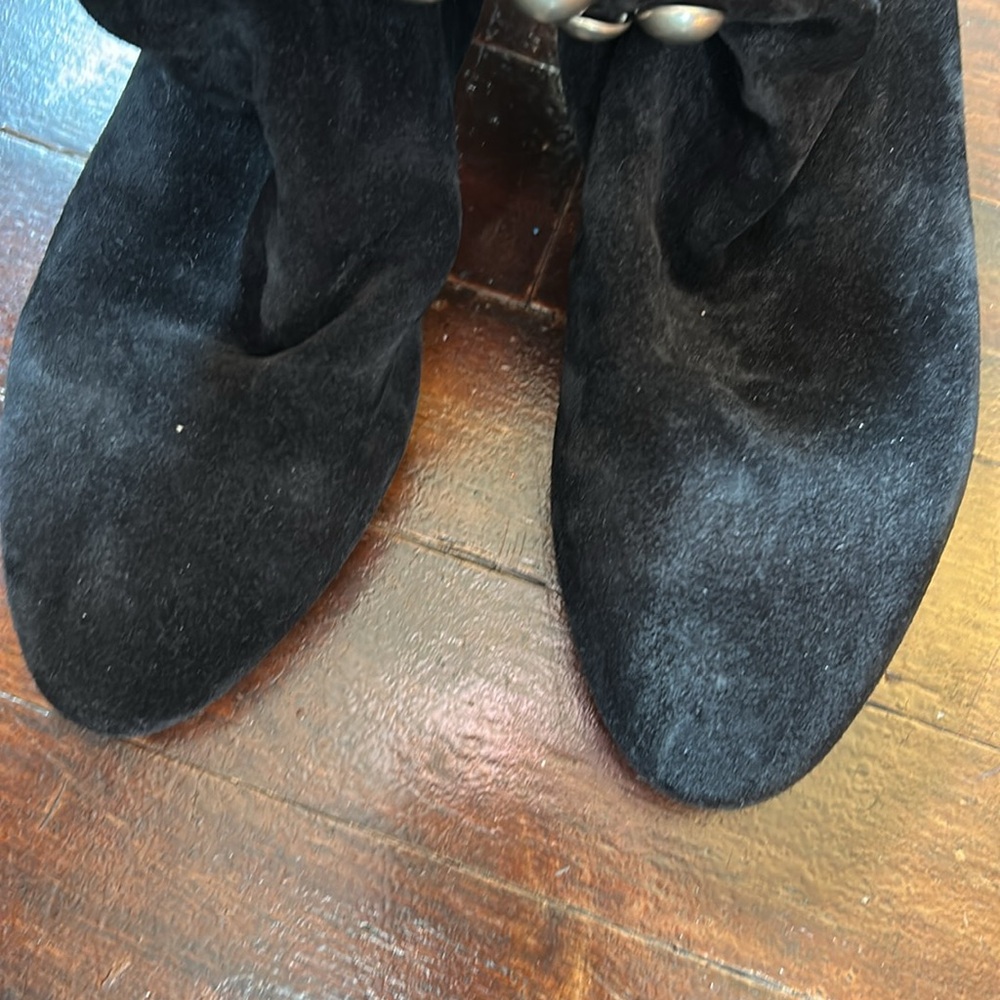 Isabel Marant Studded Black Ankle Boots - Picture 4 of 11